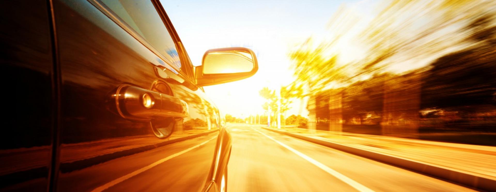Car on the road